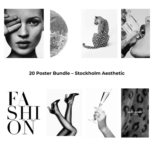 Stockholm Aesthetic Poster Bundle – 20 Minimalist Digital Prints (Printable)